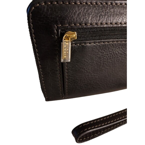 Fossil Leather Patchwork Wallet Wristlet   29 - Picture 12 of 12